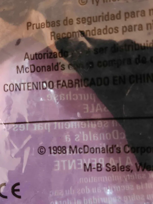 Ty Doby Teenie Beanie Baby 1998 McDonalds Toy image indicator(4)