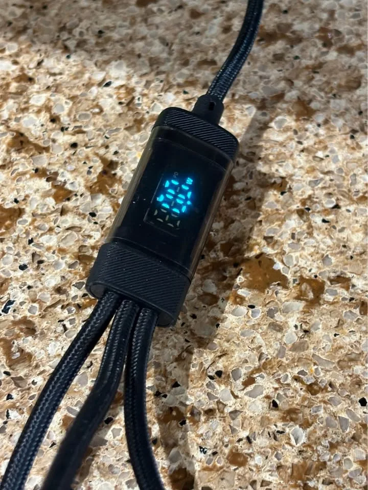 🔥 Ultimate 3-in-1 Fast Charging Cable - 120W Digital Display 🔥 image indicator(4)