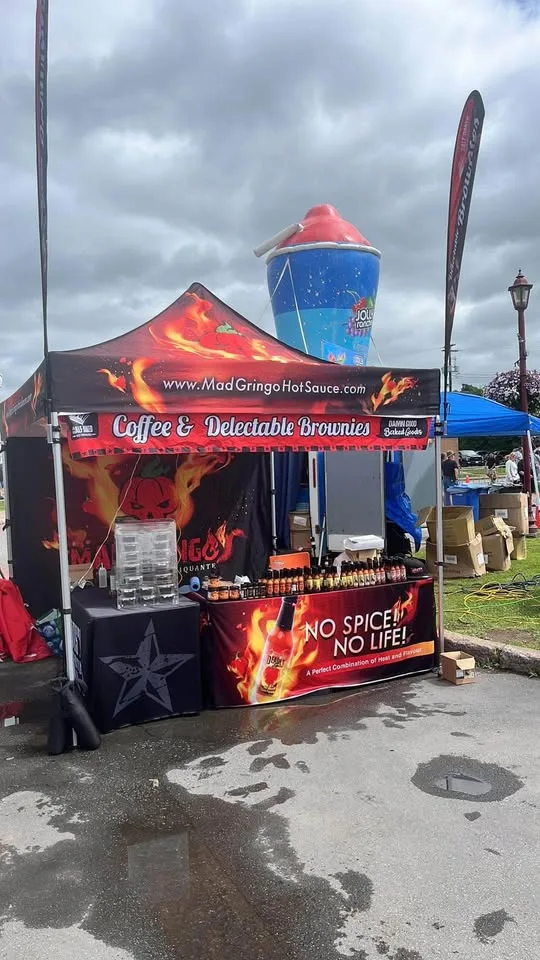 Branded CMYK tent carry bag and frame image indicator(2)