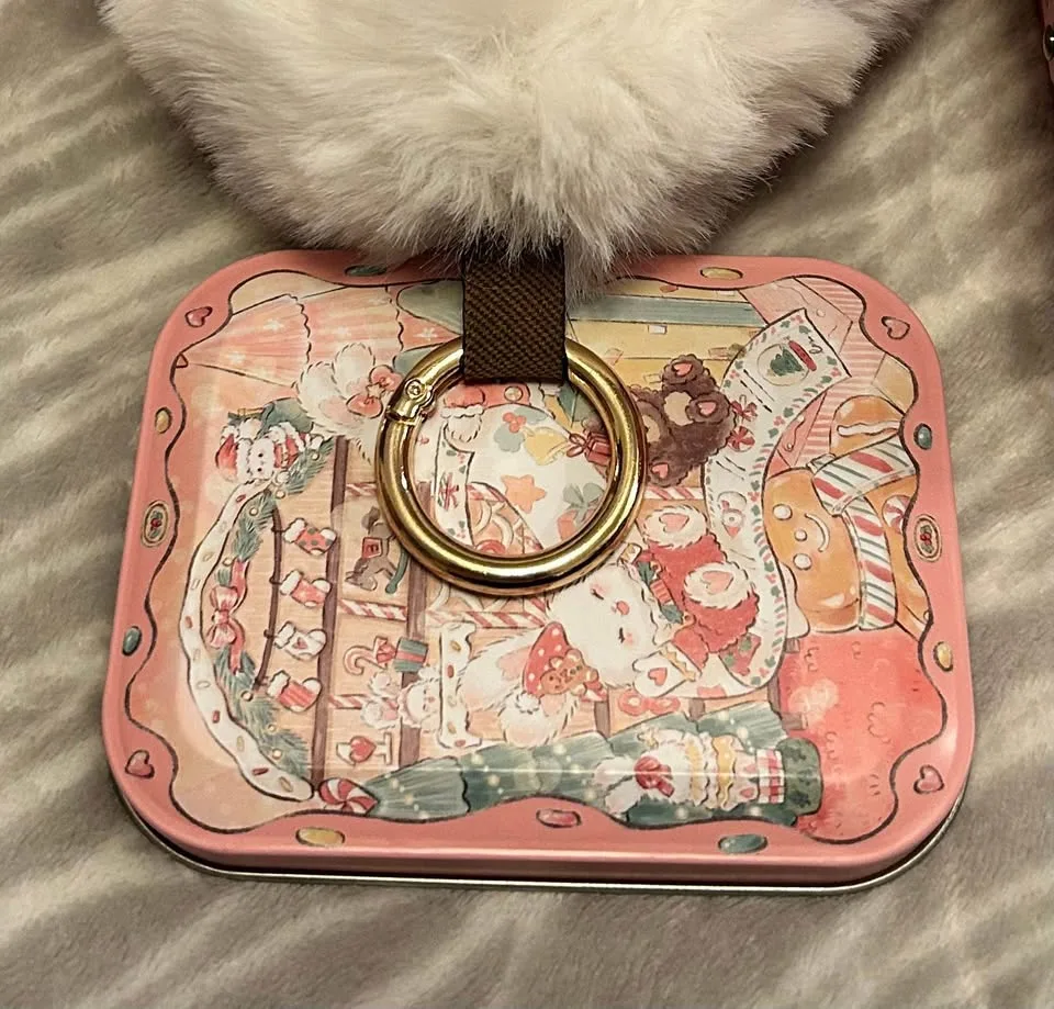 🤩 Faux Fur Bunnies w/Tin image indicator(2)