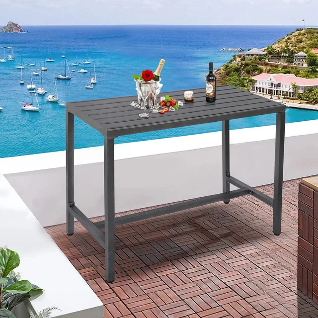 Counter Height Iron Bar Table thumbnail