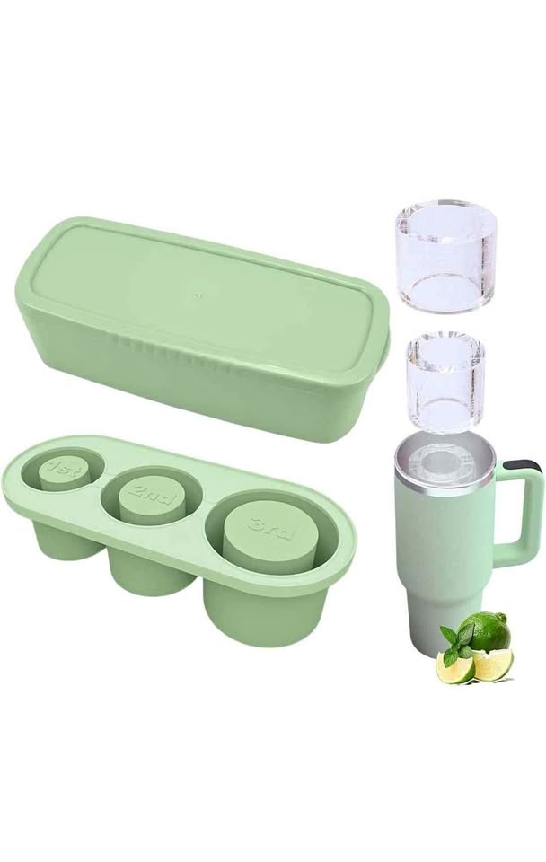 Ice Cube Tray for Stanley Cup Tumbler, X 2 NEW