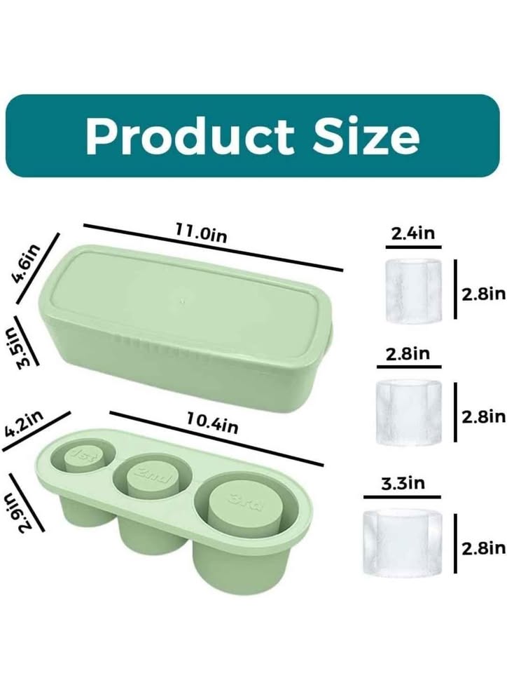 Ice Cube Tray for Stanley Cup Tumbler, X 2 NEW - photo 5