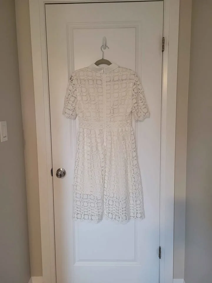 Chic Wish Wite lace dress image indicator(5)