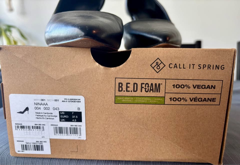 Black Heels for sale with Original Box (US 7/UK 4.5) - photo 3