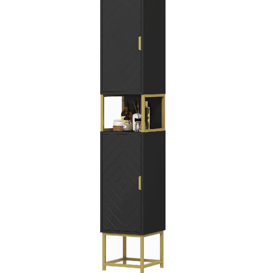 New tall bathroom bed room storage cabinet pantry - photo 2