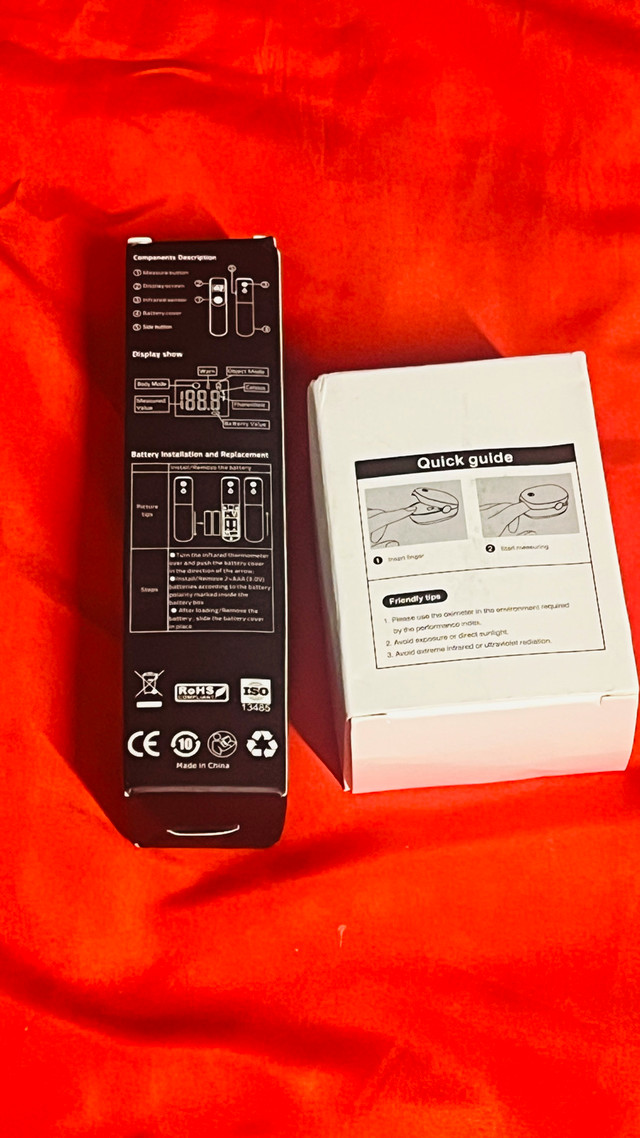 Non contact Thermometer and Oximeter set! - photo 4