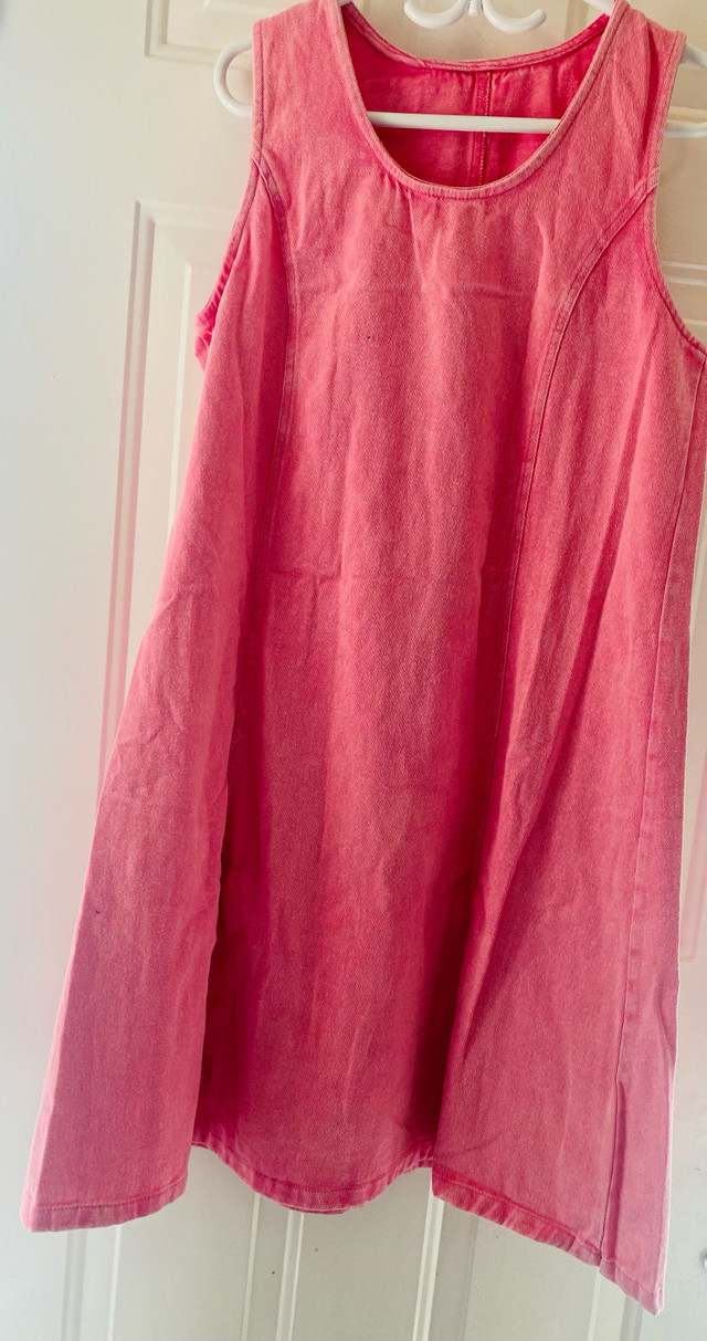 CROPPED  DENIM JACKET/DRESS SET! Size L/XL - photo 5