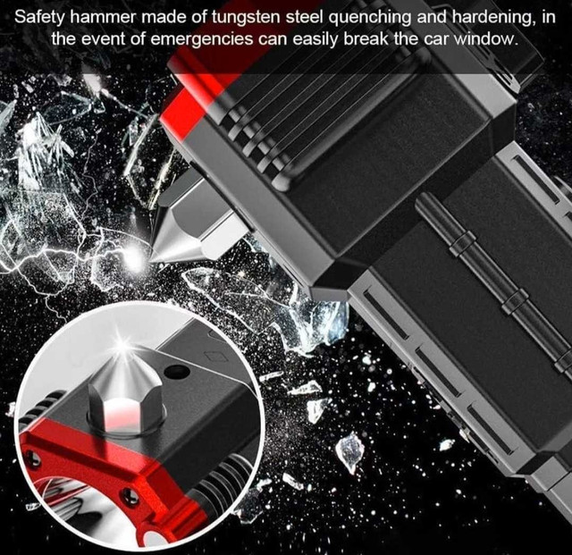LED TORCH WITH WINDOW HAMMER AND SEAT CUTTER - photo 2