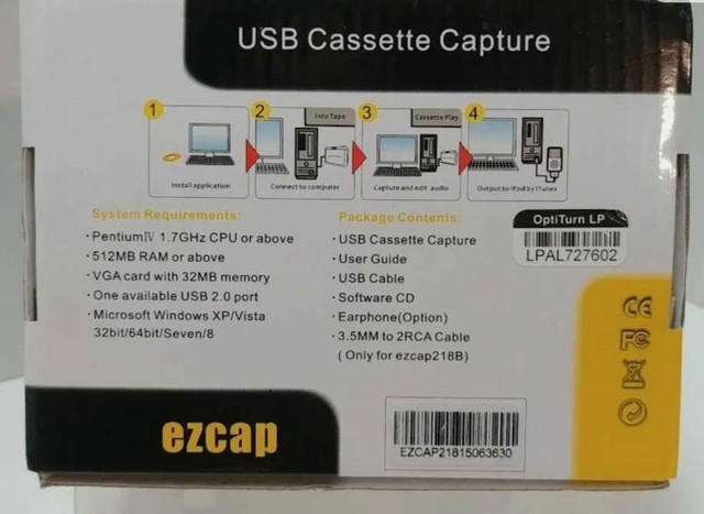EZCAP®218 Cassette to MP3 Converter - photo 2