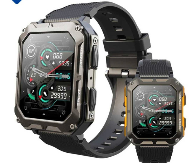 C20PRO SMARTWATCH, SILICONE BLACK
