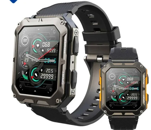 C20PRO SMARTWATCH, SILICONE BLACK thumbnail