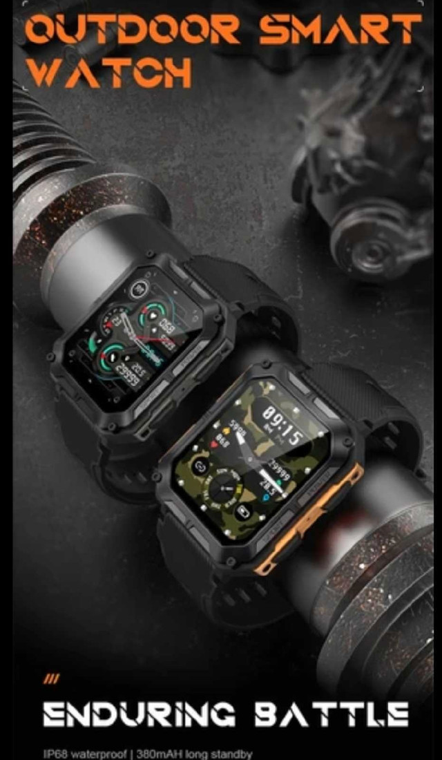 C20PRO SMARTWATCH, SILICONE BLACK - photo 3