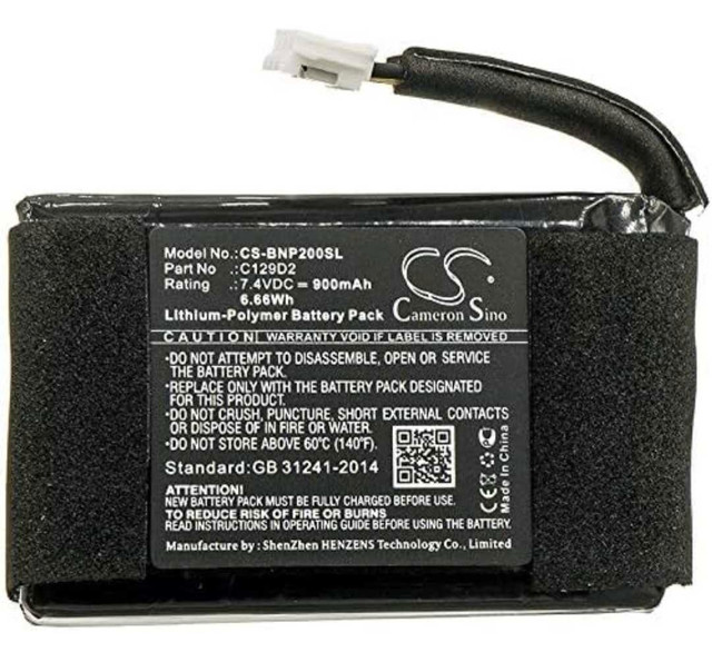 900mAh 7.4 Li-ion Replacement battery for BeoPlay P2 - photo 2