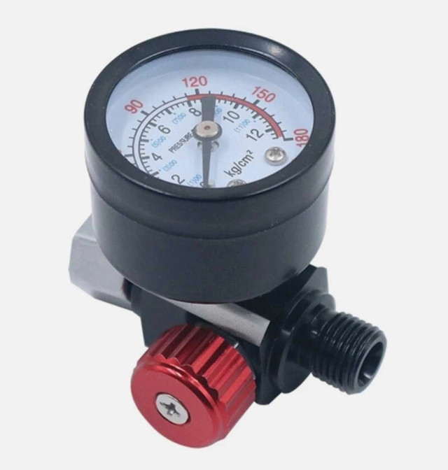 1/4” Air Compressor Regulator with Gauge 0 to 180PSI - photo 2