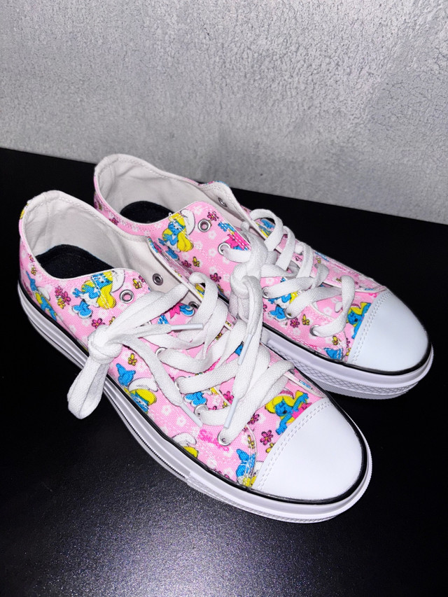 Smurfette Converse Style Sneakers - Size 40
