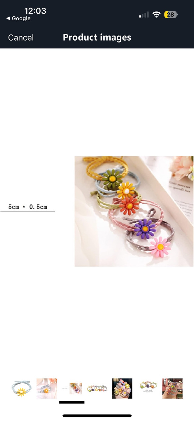 1 pc Sunflower Hairtye with Necklace - photo 3