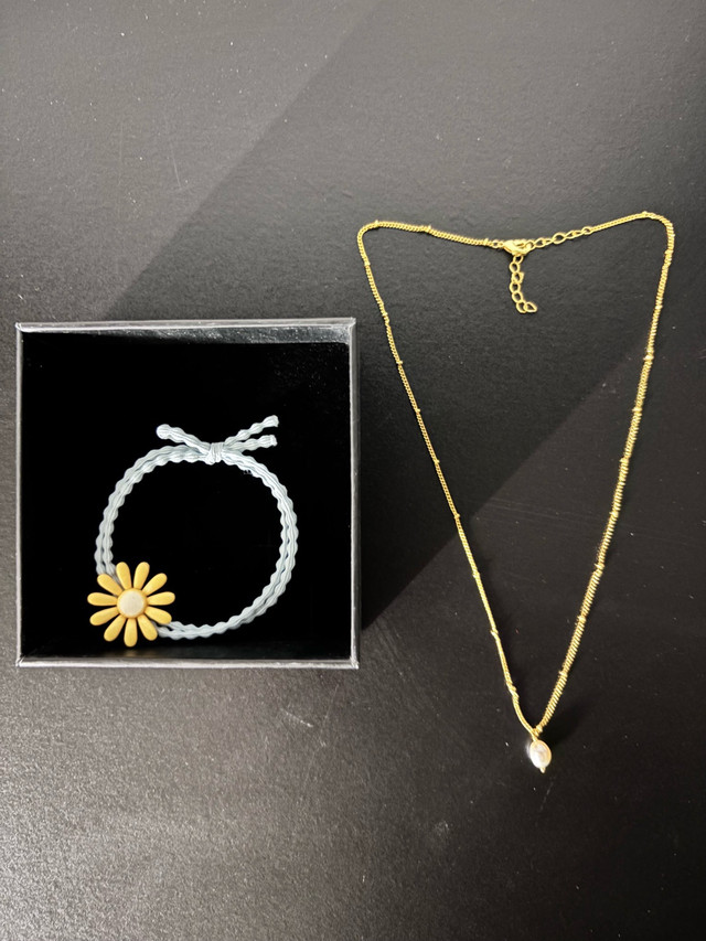 1 pc Sunflower Hairtye with Necklace - photo 4