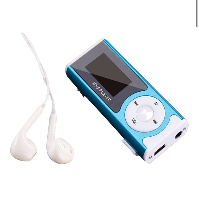 Brand new MP3 Player with Flashlight, Clip, and Headphones
