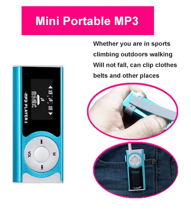 Brand new MP3 Player with Flashlight, Clip, and Headphones - photo 3