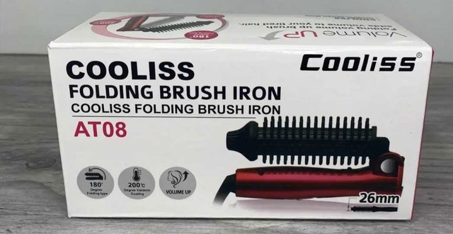 COOLIS HAIR CURLER FOLDING BRUSH, AT08