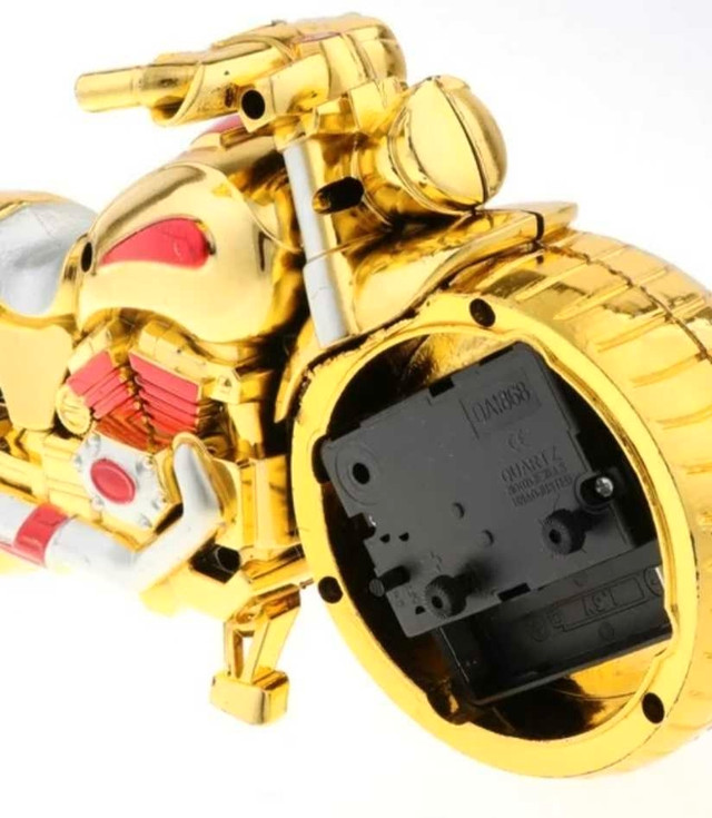 RETRO MOTORCYCLE CLOCK FIGURE - photo 3
