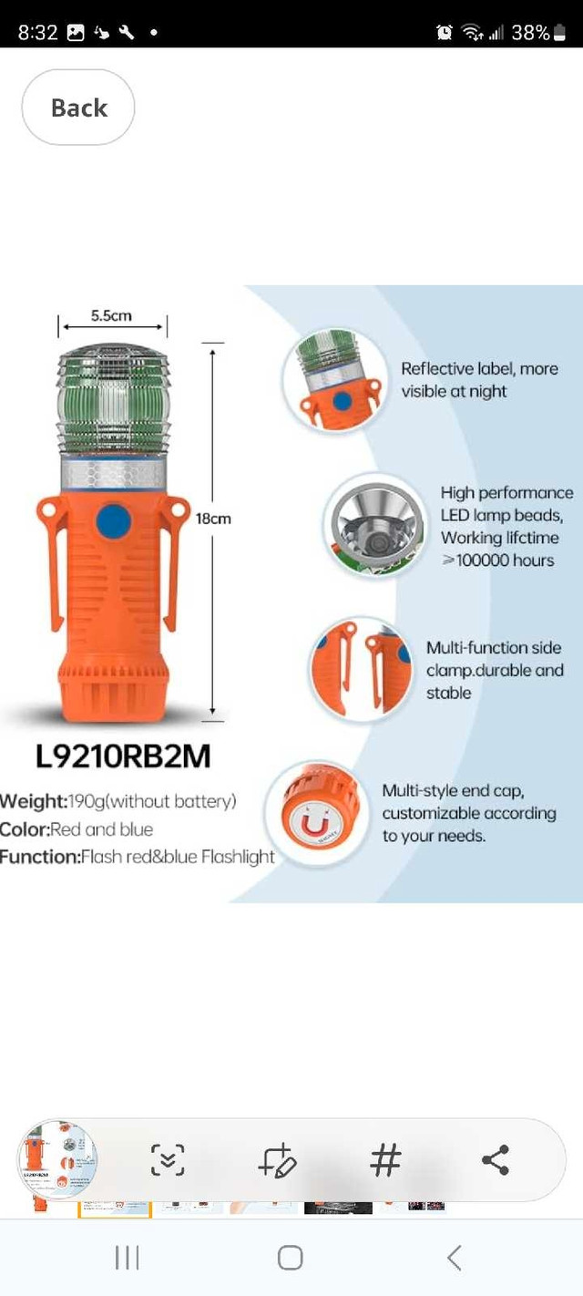 SAFETY WARNING LIGHT - photo 2