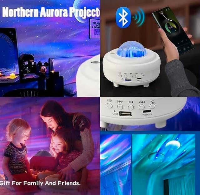 BLUETOOTH MUSIC NORTHERN LIGHTS MOON LIGHTS - photo 5