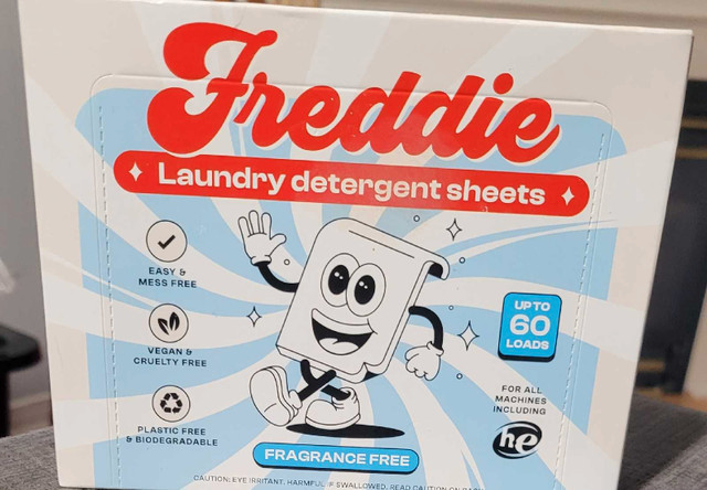 FREDDIE LAUNDRY DETERGENT SHEETS
