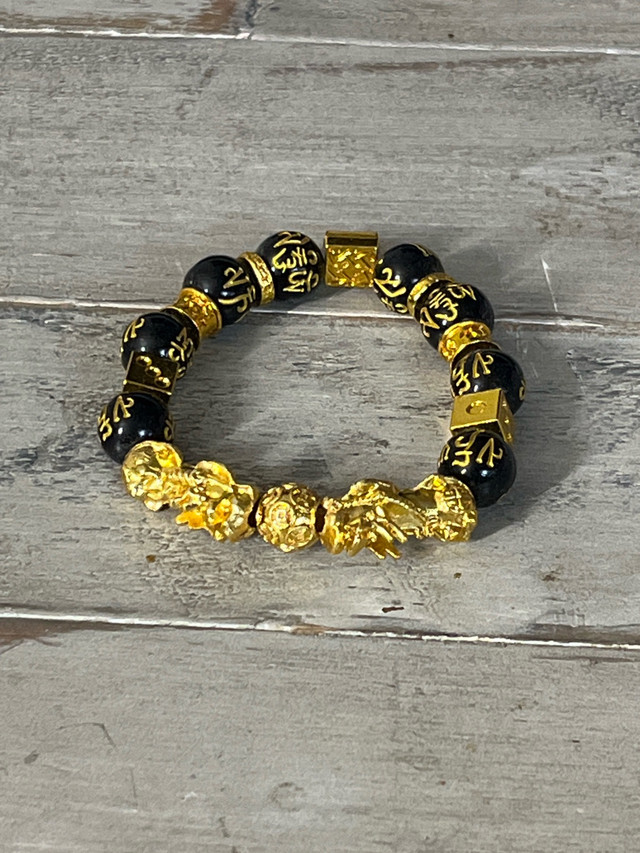 Feng Shui Black Obsidian Wealth Bracelet!