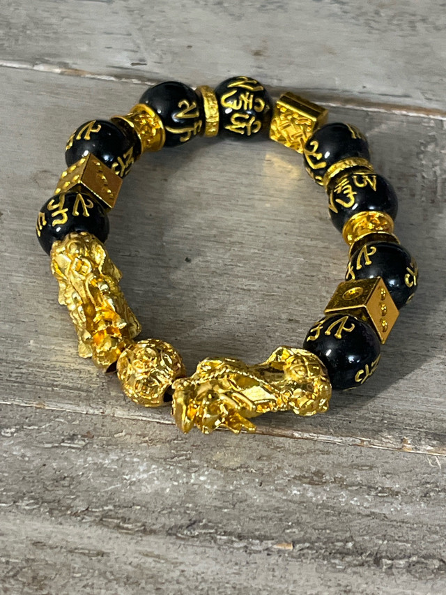 Feng Shui Black Obsidian Wealth Bracelet! - photo 3