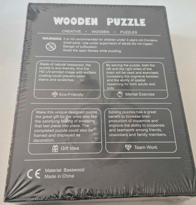 New Sealed 3D Wooden Puzzle “Cave Dragon” XL - photo 3
