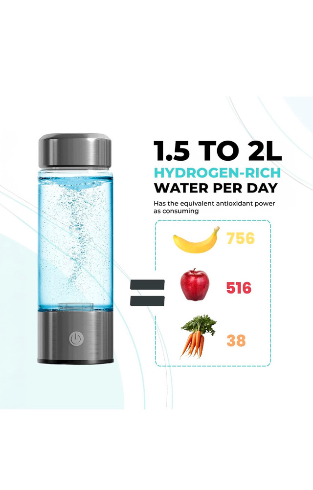 Hydrogen Water Bottle - Water Ionizer - photo 4