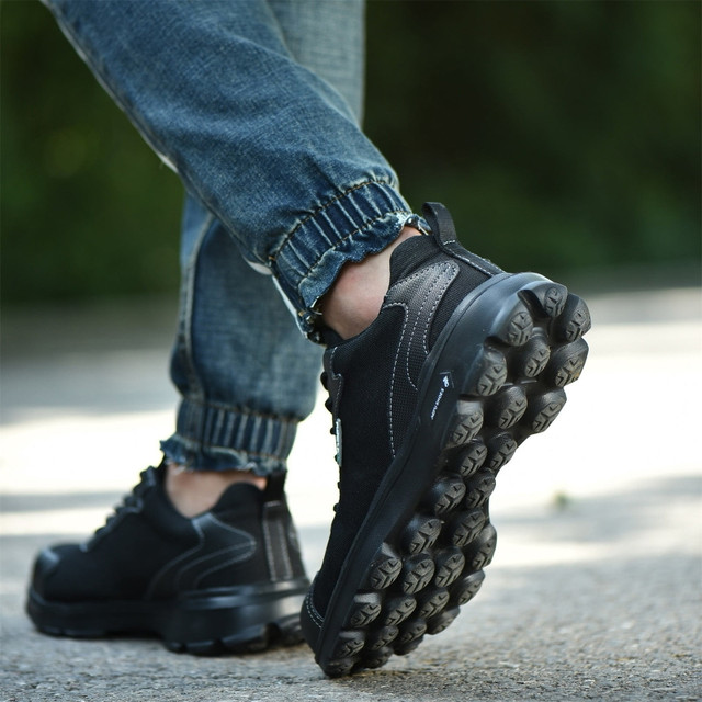 Breathable Steel Toe Safety Shoes - Size 40
