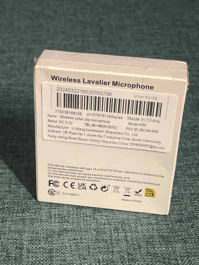 Wireless Lavalier Microphone - photo 2
