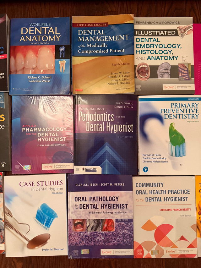 Dental Hygiene books - newest edition