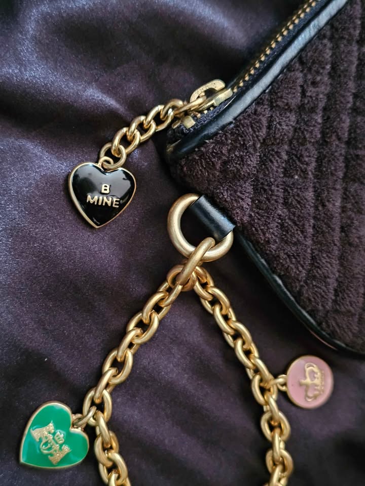Y2K Juicy Couture Vintage Wristlet with Charm Bracelet Strap - photo 3