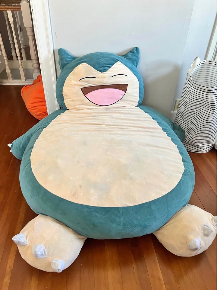 Cutest Giant Snorlax bean bag / plush toy
