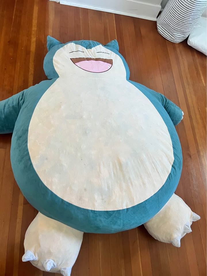 Cutest Giant Snorlax bean bag / plush toy - photo 2