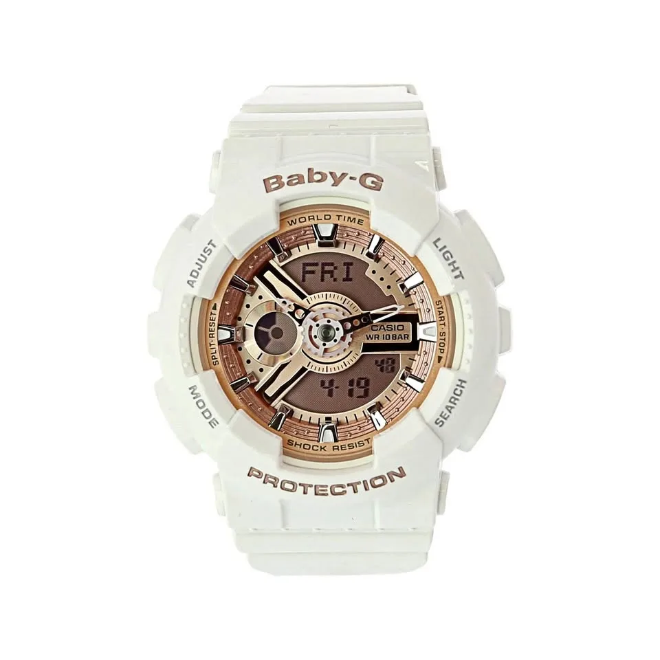 Casio Baby-G BA110-7A1 White Sport Watch thumbnail