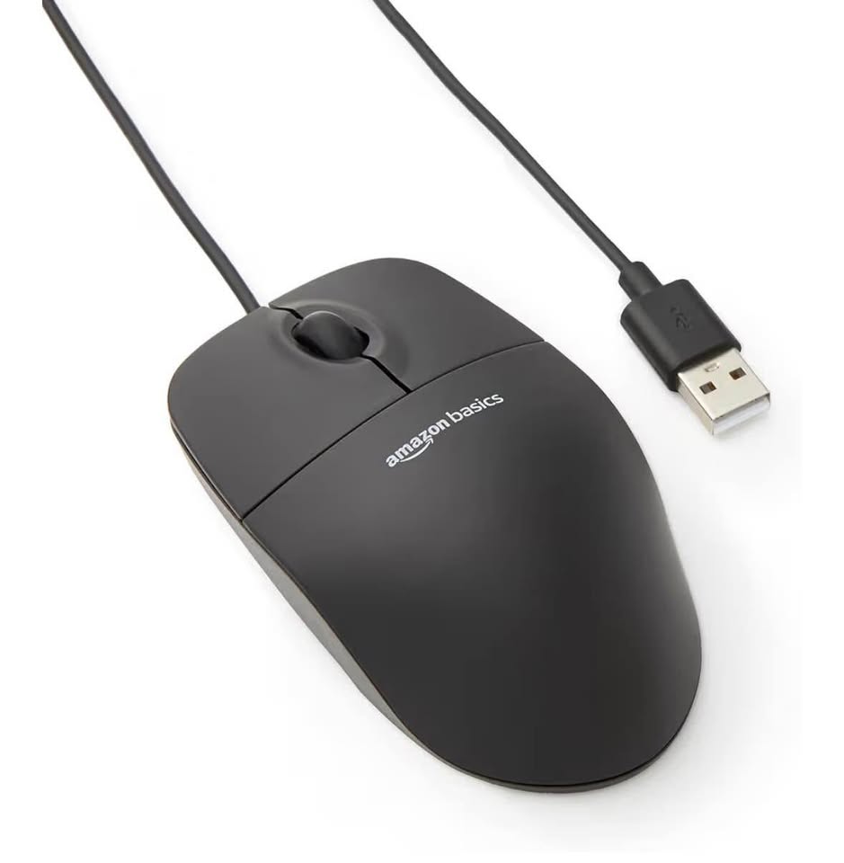 Dell Keyboard and Amazon Basics Mouse - photo 3