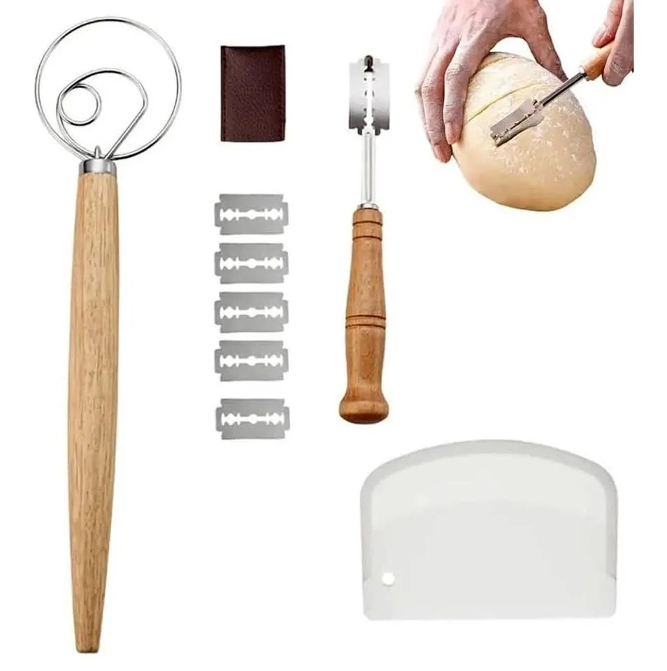 Bread Lame Danish Dough Whisk Set