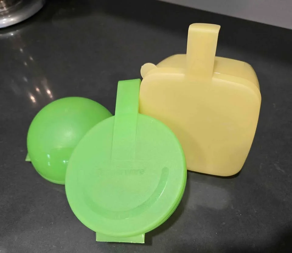 Tupperware cheese slice fridge storer image indicator(2)