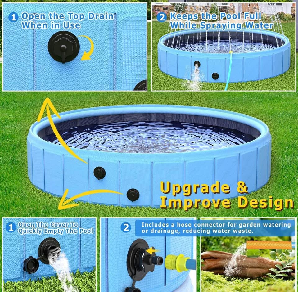 Foldable Pool with Sprinkler - photo 2