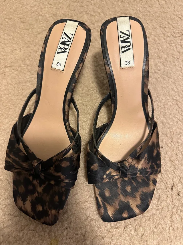 Zara Open toe heels. size 38 image indicator(2)