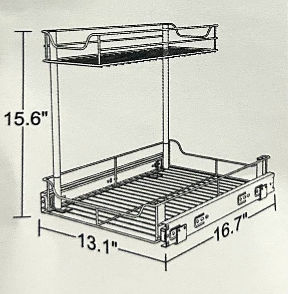 NEW - Pull-Out Cabinet Organizer