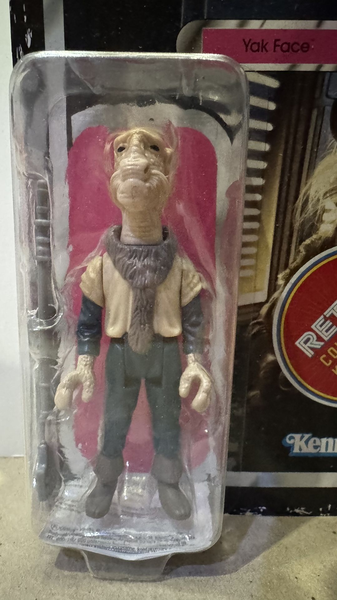 Unpunched Star Wars Retro Yak Face on card - photo 4