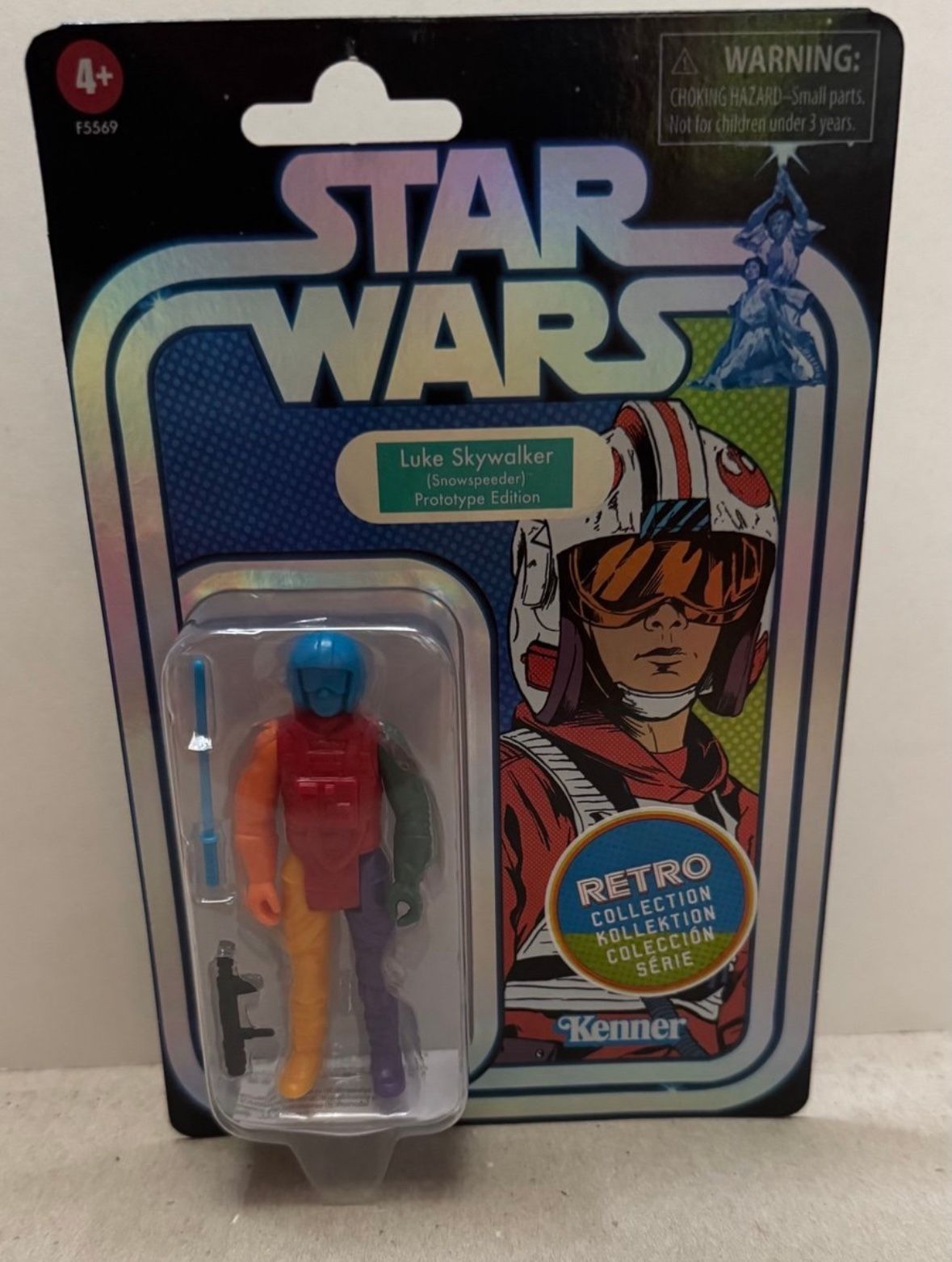 Star Wars Luke Skywalker pilot prototype retro blue helmet