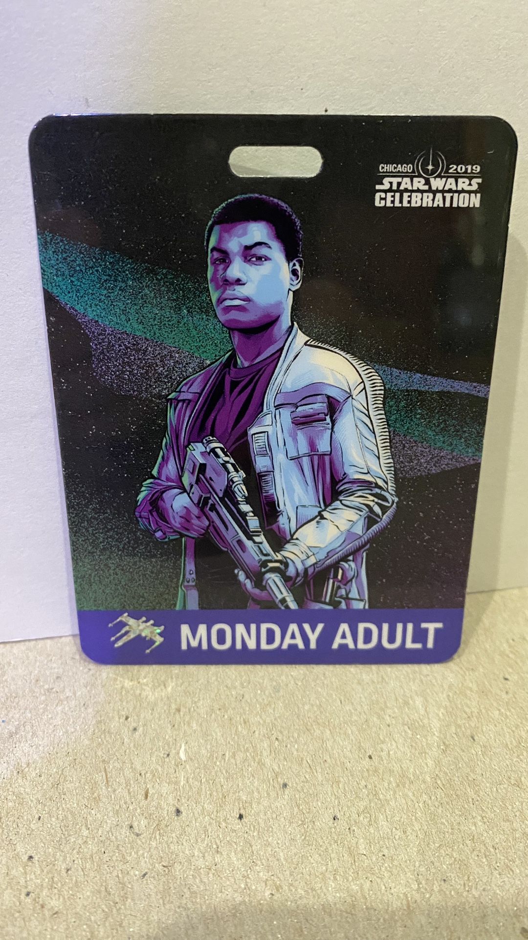 Chicago 2019 Star Wars Celebration Badge Finn