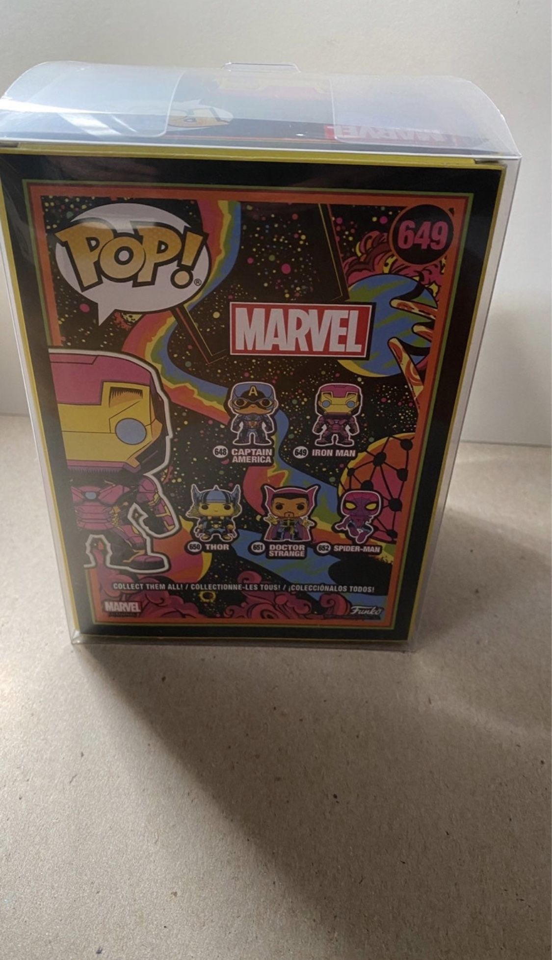 DAMAGED Funko POP Marvel IRON MAN #649 Target Exclusive - photo 3